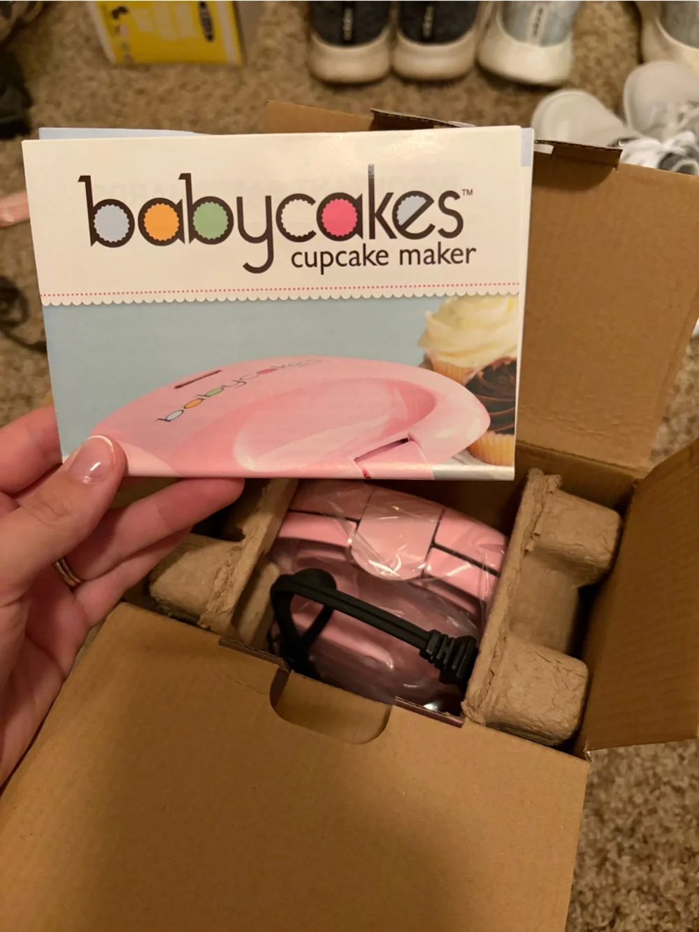 babycakes Mini Pink Cupcake Maker – Compact Pink Bakeware